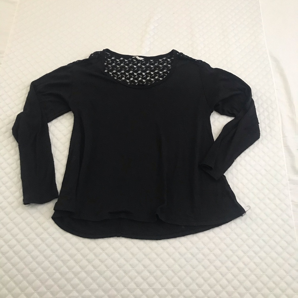 Aeropostale long sleeve black shirt